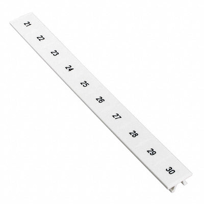 1053014:0021 by Phoenix Contact - ZACK STRIP 10-SECTION WHITE