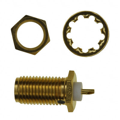 1053072-1 by TE Connectivity AMP Connectors - CONNECTOR SMA RCPT STR 50 OHM SOLDER