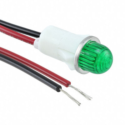 1053A5 by Visual Communications Company - VCC - INDICATOR NEON GREEN PANEL MNT