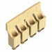 1055260000 by Weidmuller - JUMPER TERM BLK 4POS SCREW-IN
