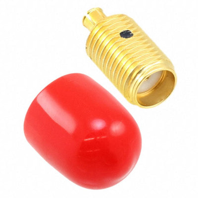 1055694-1 by TE Connectivity AMP Connectors - CONNECTOR ADAPT SMA JACK TO OSMT JACK