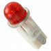 1092QA1-28V by Visual Communications Company - VCC - LED PMI, RED, HI-DOME, 28V, 3/16