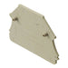 1060000000 by Weidmuller - CONNECTOR TERM BLK END PLATE RAIL BG