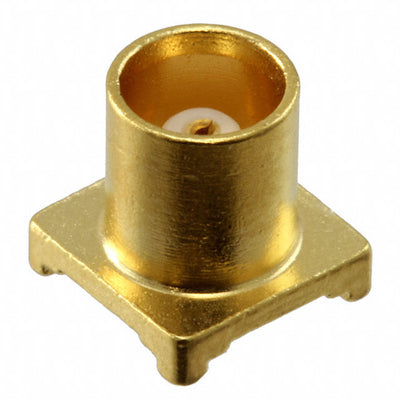 1061001-1 by TE Connectivity AMP Connectors - CONNECTOR MCX RCPT STR 50 OHM SMD