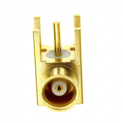 1061022-1 by TE Connectivity Aerospace, Defense and Marine - CONNECTOR MCX RCPT R/A 50 OHM PCB