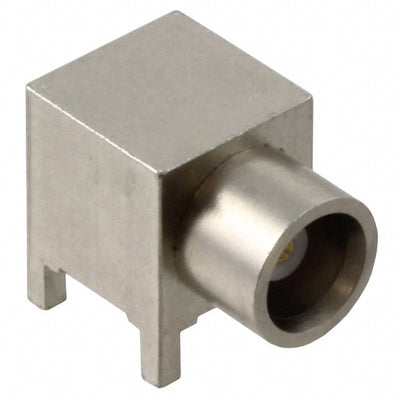1061027-1 by TE Connectivity AMP Connectors - CONNECTOR MCX RCPT R/A 50 OHM PCB