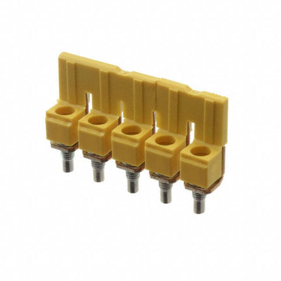 1062660000 by Weidmuller - JUMPER TERM BLK 5POS SCREW-IN
