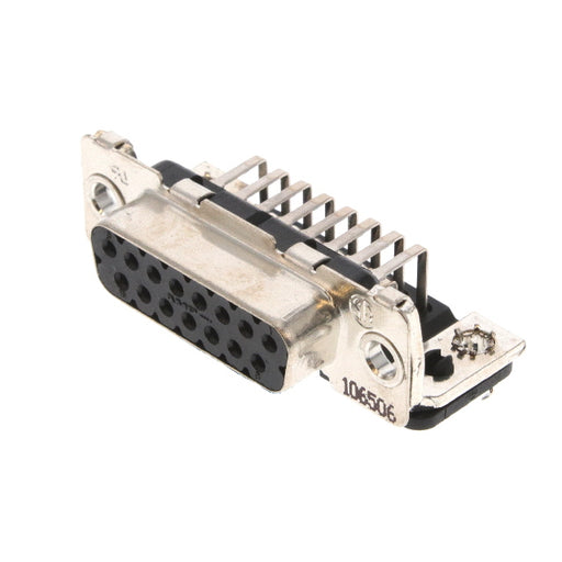 106506-2 by TE Connectivity AMP Connectors - CONNECTOR D-SUB RCPT 15POS R/A SLDR