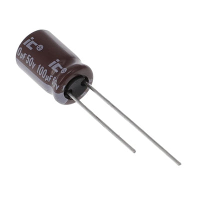 107KXM050M by Cornell Dubilier / Illinois Capacitor - ALUMIN CAP 100UF 20% 50V RADIAL