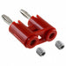 108-0252-001 by Cinch Connectivity Solutions Johnson - CONNECTOR DBL BAN PLG STACK SLDRLESS