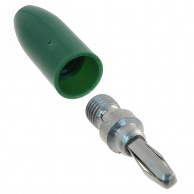 108-0304-001 by Cinch Connectivity Solutions Johnson - CONNECTOR BANANA PLUG SLDRLESS GREEN