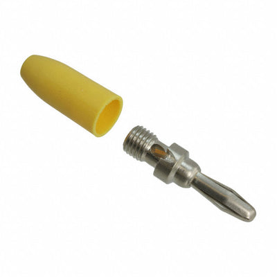 108-0307-001 by Cinch Connectivity Solutions Johnson - CONNECTOR BANANA PLUG SLDRLESS YELLOW