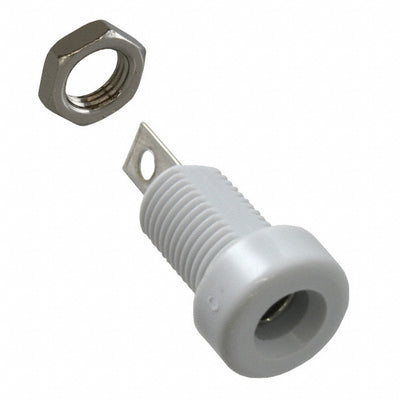 108-0901-001 by Cinch Connectivity Solutions Johnson - CONNECTOR BANANA JACK SLDR TABS WHITE