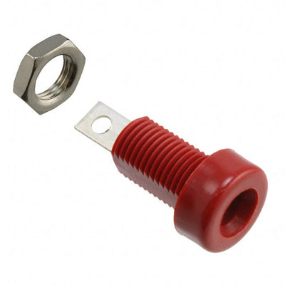 108-0902-001 by Cinch Connectivity Solutions Johnson - CONNECTOR BANANA JACK SOLDER TABS RED