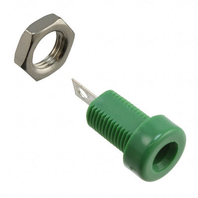 108-0904-001 by Cinch Connectivity Solutions Johnson - CONNECTOR BANANA JACK SLDR TABS GREEN