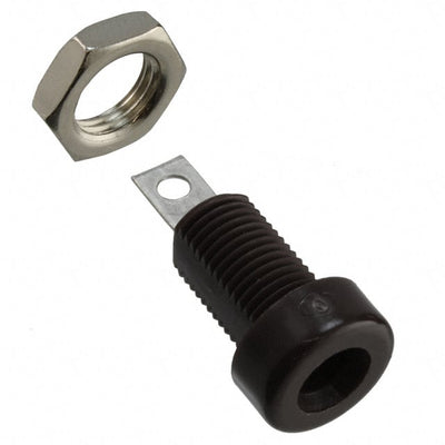 108-0908-001 by Cinch Connectivity Solutions Johnson - CONNECTOR BANANA JACK SLDR TABS BROWN