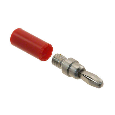 108-1002-001 by Cinch Connectivity Solutions Johnson - CONNECTOR BANANA PLUG MINI SLDR RED