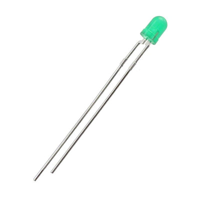 HLMP1790 by Everlight Electronics Co Ltd - LED GREEN DIFFUSED T-1 T/H