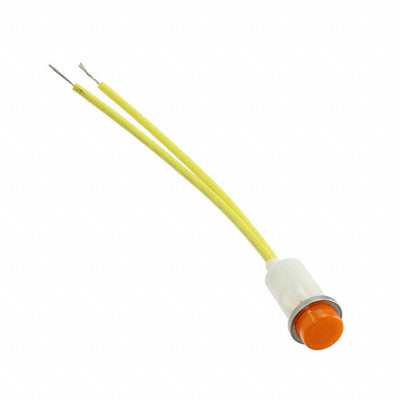 1090C3-12V by Visual Communications Company - VCC - INDICATOR INCAND AMBER PANEL MNT