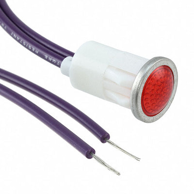 1090D1-28V by Visual Communications Company - VCC - INDICATOR INCAND RED PANEL MNT