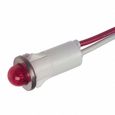 1091M1-125VAC by Visual Communications Company - VCC - LED IND LIGHT RED 125V SNAP FIT