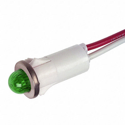 1091M5-125VAC by Visual Communications Company - VCC - LED IND LIGHT GREEN 125V SNAPFIT
