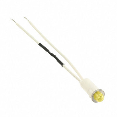 1091M7-125VAC by Visual Communications Company - VCC - LED IND LIGHT YLW 125V SNAP FIT