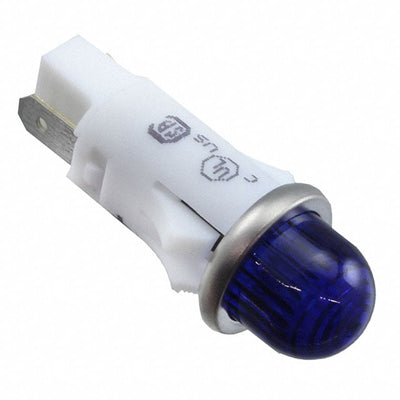 1092QM6-125VAC by Visual Communications Company - VCC - PMI RND .5"" LED 125VAC TAB SMALL