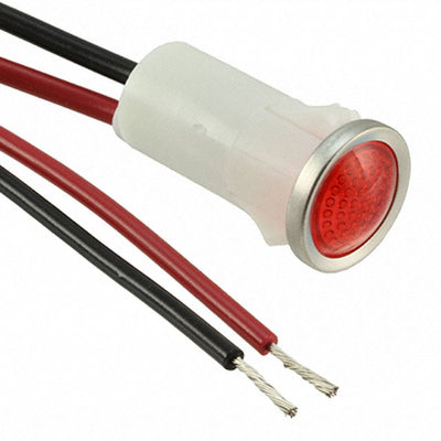 1092D1-28V by Visual Communications Company - VCC - LED PANEL INDICATOR RED 28V