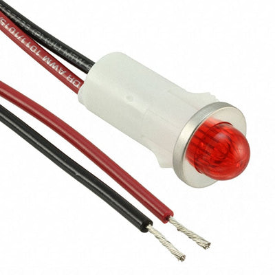 1092M1-12V by Visual Communications Company - VCC - LED PANEL INDICATOR RED 12V