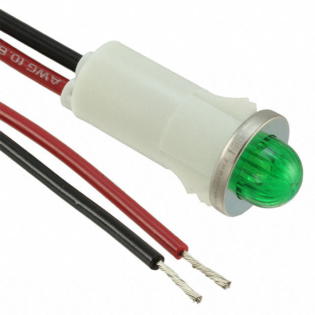 1092M5-12V by Visual Communications Company - VCC - LED PANEL INDICATOR GREEN 12V