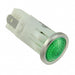 1092QD5-12V by Visual Communications Company - VCC - LED PMI, GREEN, SEMI-DOME, 12V 3