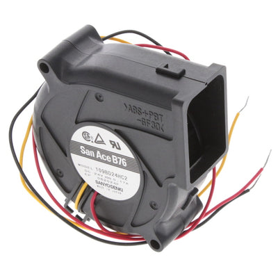 109BD24HC2 by Sanyo Denki America Inc. - FAN BLOWER 76X30MM 24VDC WIRE