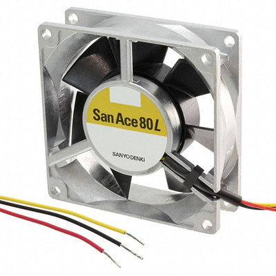 109L0824M402 by Sanyo Denki America Inc. - FAN AXIAL 80X25MM 24VDC WIRE