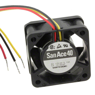 109P0412D601 by Sanyo Denki America Inc. - FAN AXIAL 40X20MM 12VDC WIRE