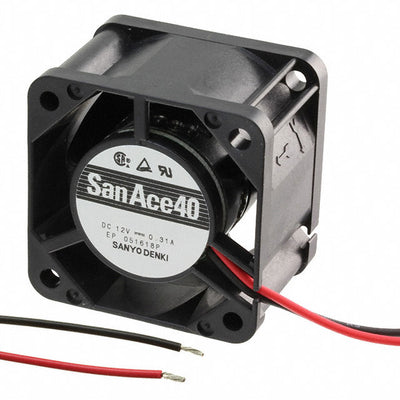 109P0412H702 by Sanyo Denki America Inc. - FAN AXIAL 40X15MM 12VDC WIRE