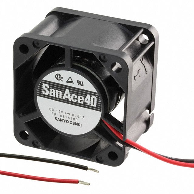 109P0424H3023 by Sanyo Denki America Inc. - FAN AXIAL 40X28MM 24VDC WIRE