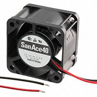 109P0424H3023 by Sanyo Denki America Inc. - FAN AXIAL 40X28MM 24VDC WIRE