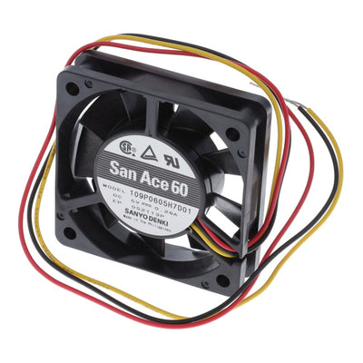 109P0605H7D01 by Sanyo Denki America Inc. - FAN AXIAL 60X15MM BALL 5VDC WIRE