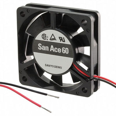 109P0624H602 by Sanyo Denki America Inc. - FAN AXIAL 60X20MM 24VDC WIRE