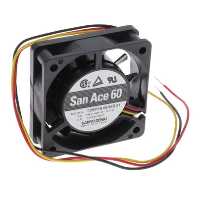 109P0648H6D01 by Sanyo Denki America Inc. - FAN AXIAL 60X20MM 48VDC WIRE