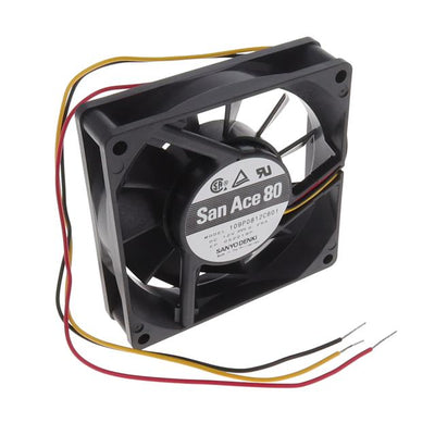 109P0812C601 by Sanyo Denki America Inc. - FAN AXIAL 80X20MM 12VDC WIRE