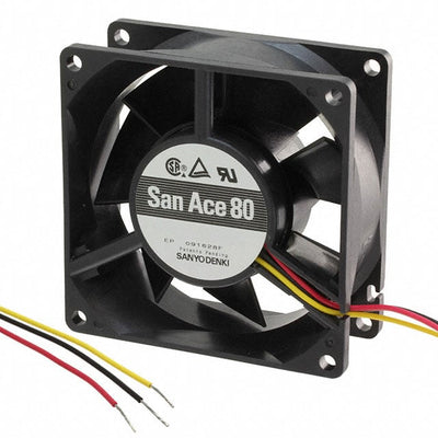 109P0812H2011 by Sanyo Denki America Inc. - FAN AXIAL 80X32MM 12VDC WIRE