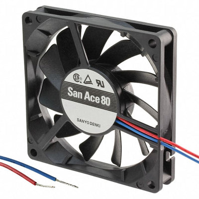 109P0812M702 by Sanyo Denki America Inc. - FAN AXIAL 80X15MM 12VDC WIRE
