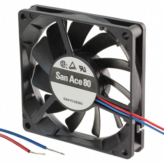 109R0824M402 by Sanyo Denki America Inc. - FAN AXIAL 80X25MM 24VDC WIRE