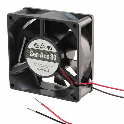 109P0824H202 by Sanyo Denki America Inc. - FAN AXIAL 80X32MM 24VDC WIRE