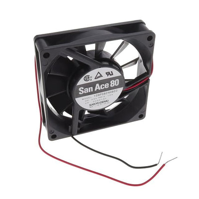 109P0824H602 by Sanyo Denki America Inc. - FAN AXIAL 80X20MM 24VDC WIRE