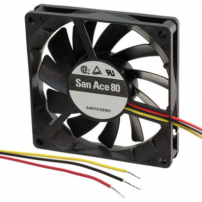 109P0824H701 by Sanyo Denki America Inc. - FAN AXIAL 80X15MM 24VDC WIRE