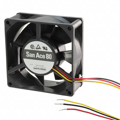 109P0824A201 by Sanyo Denki America Inc. - FAN AXIAL 80X32MM 24VDC WIRE