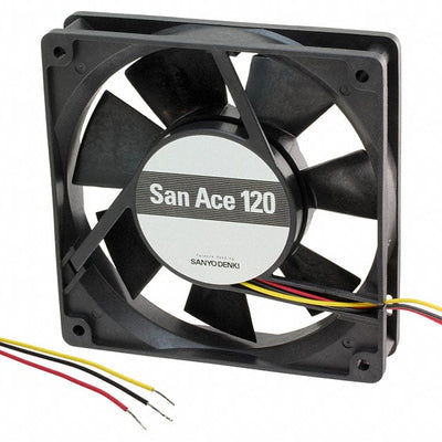 109P1212H4D01 by Sanyo Denki America Inc. - FAN AXIAL 119X25MM 12VDC WIRE